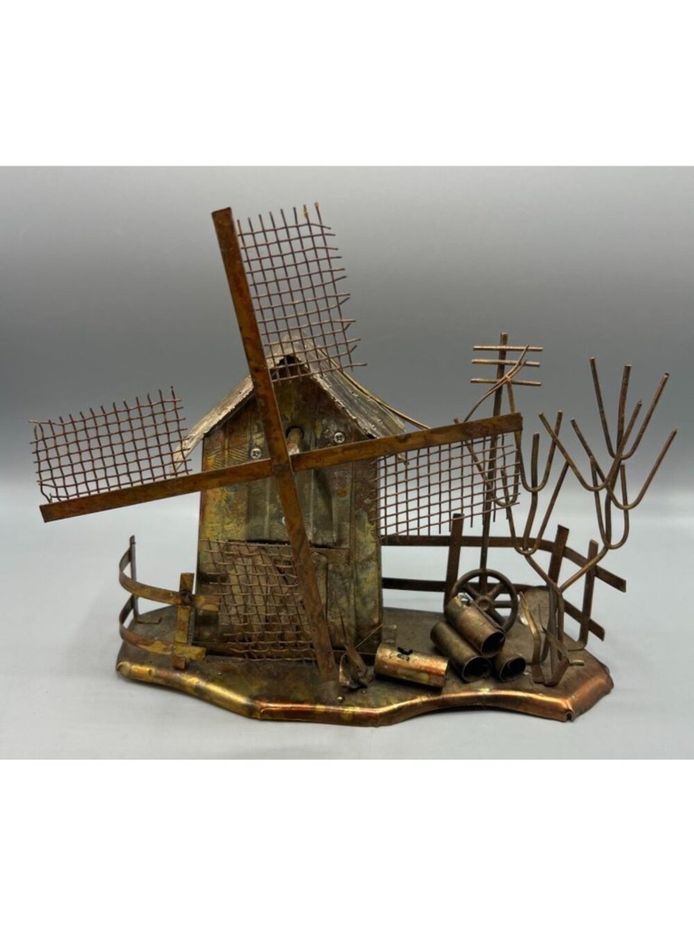 Musical Rustic Brass Copper Windmill House Plays Wind Mill Of Mind Hong Kong MCM